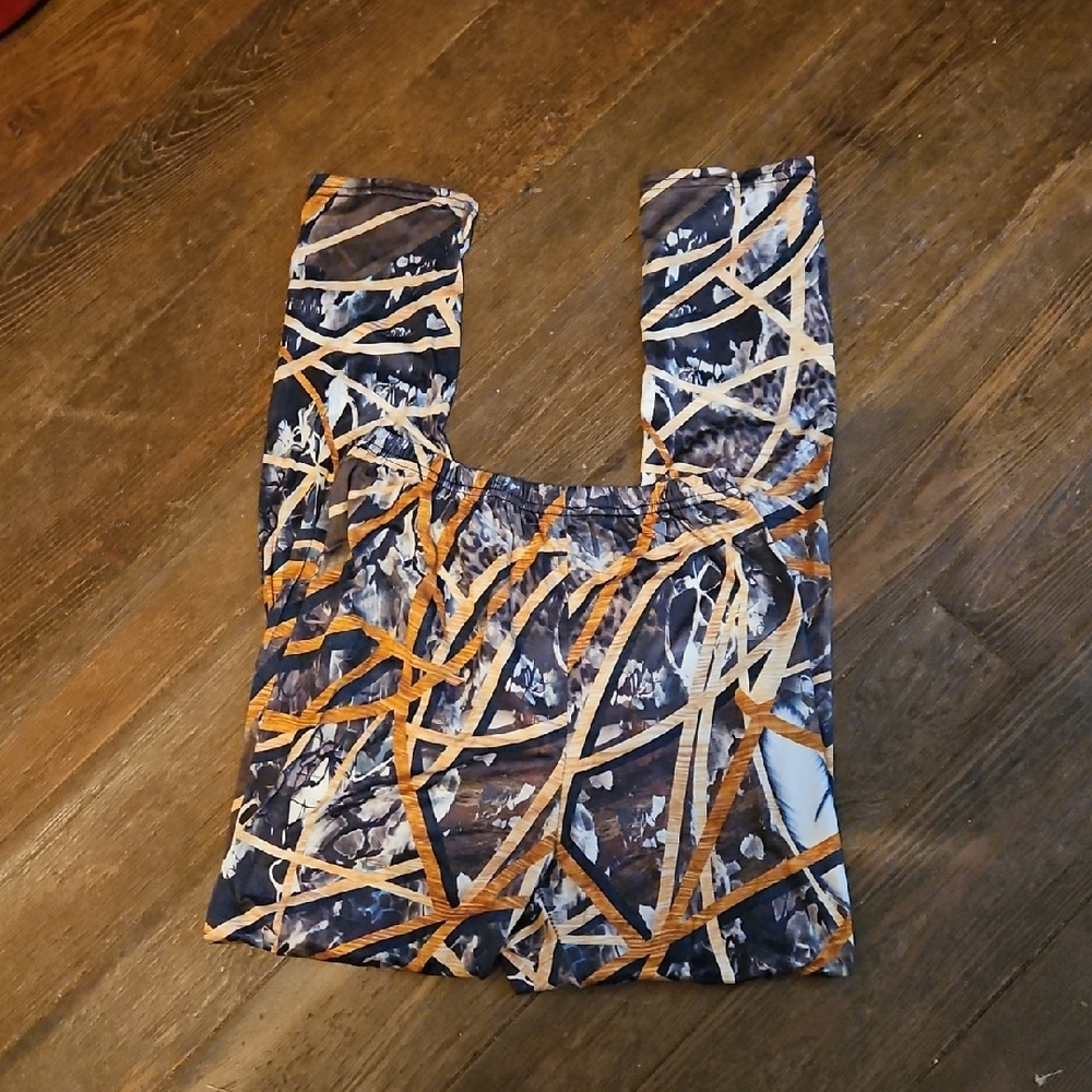 Abstract Patterned Leggings - Picture 1 of 2